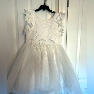 NWOT- White Lace Party Dress